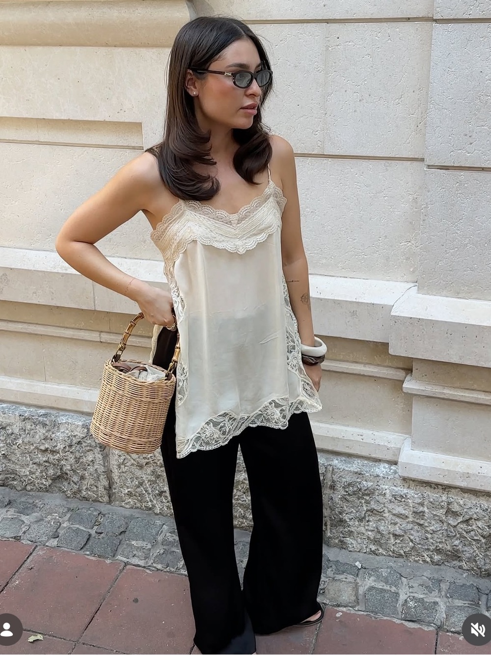 ZARA LACE CAMISOLE ZW COLLECTION